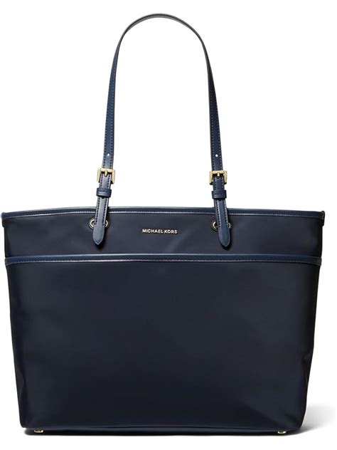 michael michael kors kempton small tote navy nylon 